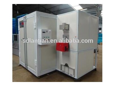 Gas powder coating curing oven