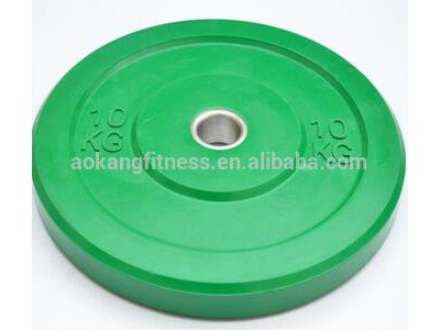 Colored Rubber Bumper Weight Plates For Fitness