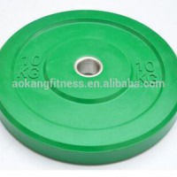 Colored Rubber Bumper Weight Plates For Fitness