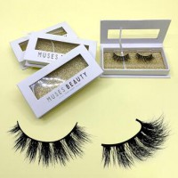 Make Your Own Marble Custom Logo Mink Eyelash Box