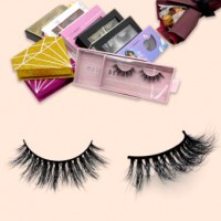 Muses Beauty Custom lashes Packaging Wispy 3D Private Label Mink eyelash