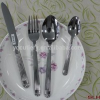 Hotel Stainless Steel Knife Fork Spoon Tableware Flatware Cutlery