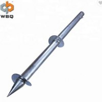 solar ground screw pole anchor pile