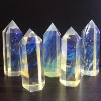 Yellow Melting Crystal Points Natural Healing Wands