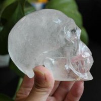 Wholesale Natural Clear Quartz Carved Gemstone Skulls