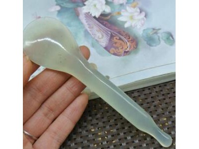 Best Quality Xiuyan Jade Spoon Shape Massage Tool