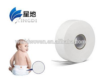 Factory Supply Spunbond hydrophilic non woven fabric roll raw material for baby diaper