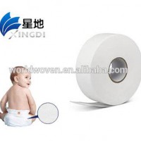 Factory Supply Spunbond hydrophilic non woven fabric roll raw material for baby diaper