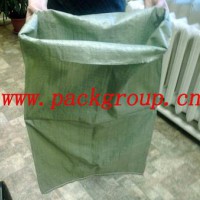 low price sell recycled green color polypropylene bags for construction waste