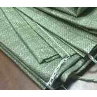 sell recycled green pp woven garbage bags for leaves size 50x90cm