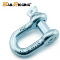 China Factory Hot Dip Galvanized US Anchor Chain Shackle