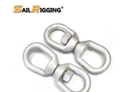 Galvanized Drop Forged G402 Metal Anchor Link Chain Swivel