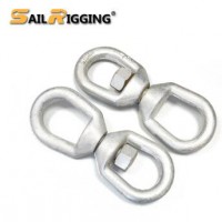 Galvanized Drop Forged G402 Metal Anchor Link Chain Swivel