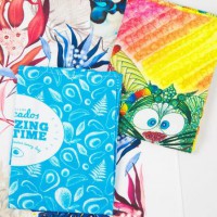 HY 100% Cotton Cat Tea Towel Set Custom Printing Hot Sale