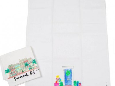 HY Plain White Tea Towel Custom Hotel Wholesale