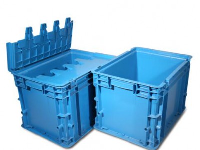 EU stacking plastic container with virgin material for storage