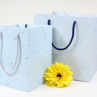 Recycled Handle Customized Paper Bag With Your Own Logo