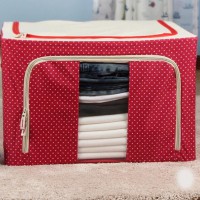 Top quality custom foldable non woven fabric makeup storage box and bin