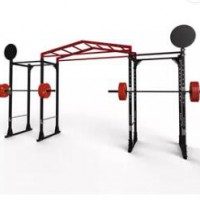 Power Cage Rack Station Rack + 2 + Paddle D.Ladder