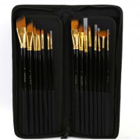 15set nylon brush canvas storing case or storage case with zipper amazon faddish