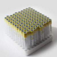 PET blood collection yellow cap test tube