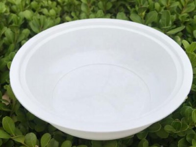 Injected 800ml PP white disposable plastic rice/soup/salad/noodle packing bowl
