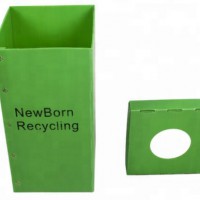 pp corrugated plastic corflute recycle bins