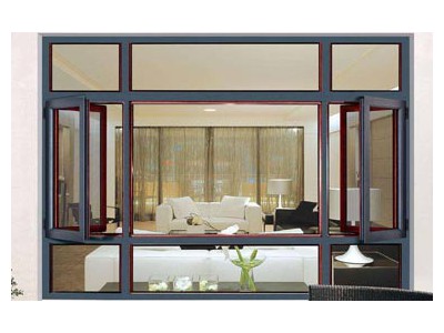 Aluminum-wood composite doors and windows