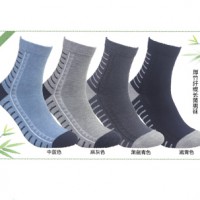 Thick bamboo fiber long tube men's socks