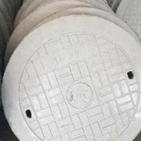 Steel fiber cement manhole cover