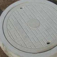 Cement manhole cover