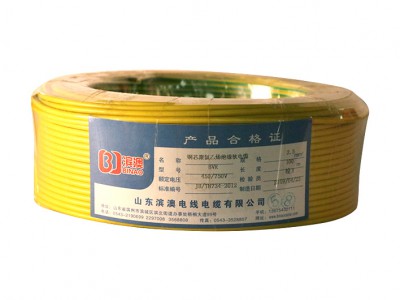 BVR450750V copper core PVC insulated fixed flexible wire