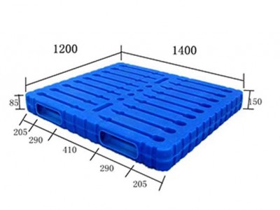 1412 Two-way Inward Fork Blow Molding Pallet